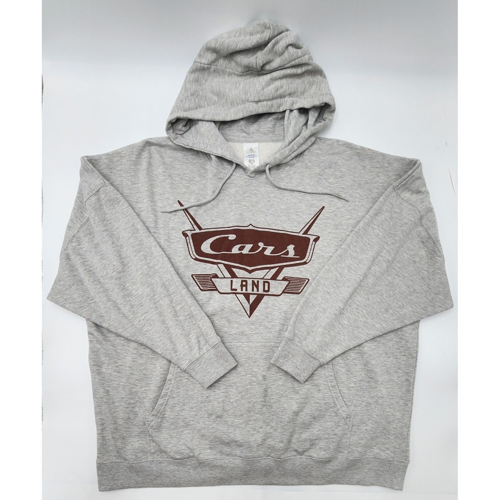 DISNEY CARS LAND XXL HOODIE SWEATSHIRT‎ HEATHER GRAY
